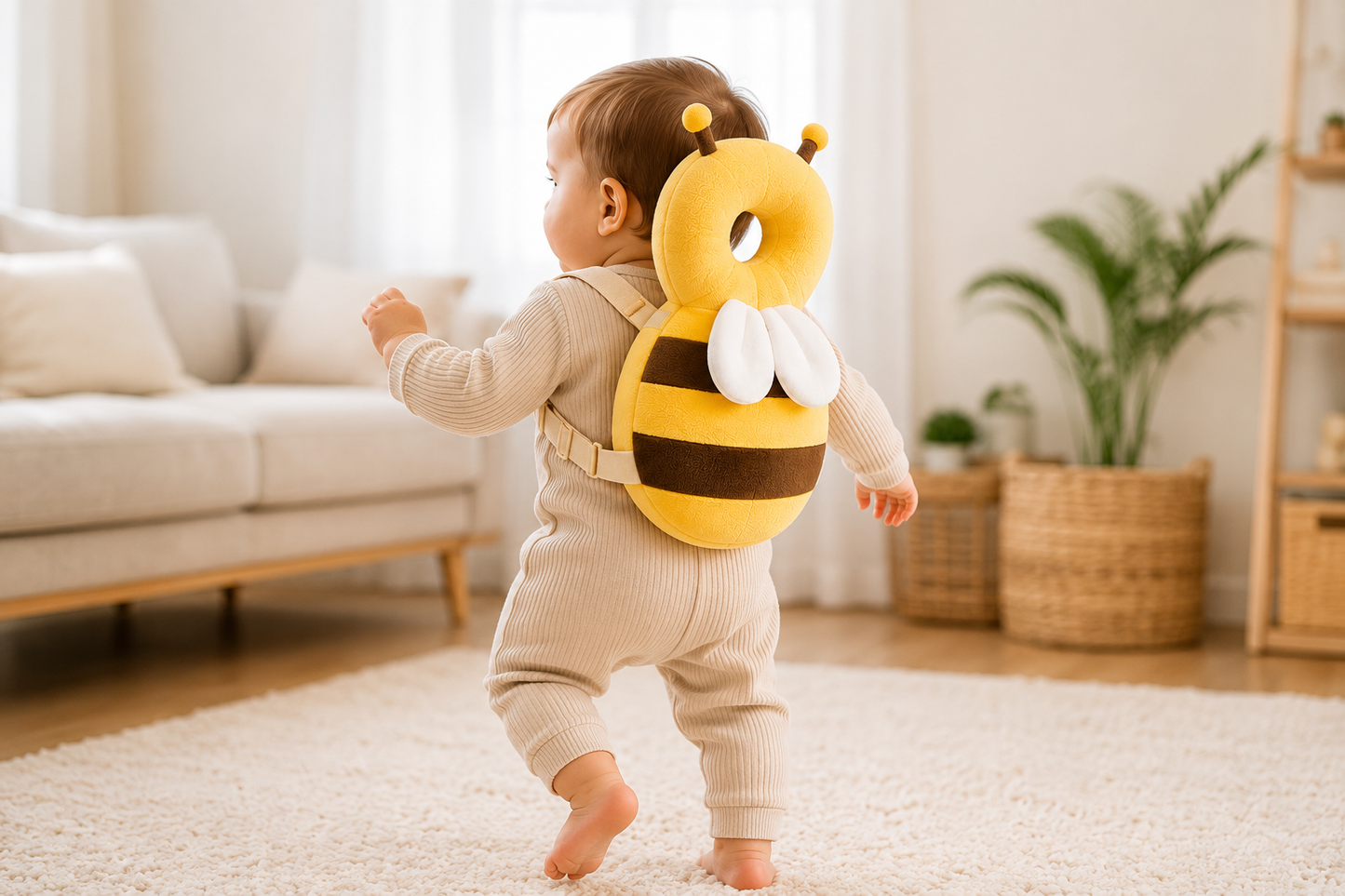 Pernă de protecție pentru cap – Primii pași cu Albinuța 🐝