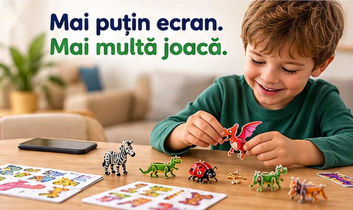 Puzzly - Mai puțin ecran, mai multă joacă